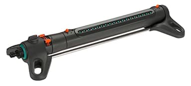 Arroseur pour Surfaces carrées AquaZoom Gardena L : Arroseur pour l’arrosage de Surfaces de 28-350 m², portée 7-21 m, Distance de Jet 4-17 m, Filtre métallique intégré (18714-20)