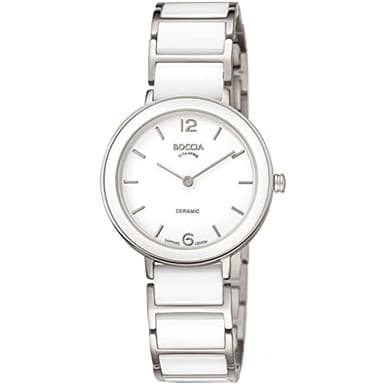 Boccia Montre pour Femme 3311-01, Blanc., Taille Unique, Bracelet