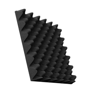 Ahuuen Panneaux Acoustiques | Mousse Acoustique Absorbante | Ignifuge Haute Densité Forme De Coin, Mousse Anti-Bruit Adhésive Accessoires Pour Studio De Musique Mur Plafond Maison