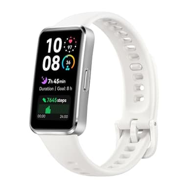 HUAWEI Band 10 Montres connectées, Surveillance de la Condition Physique par IA, Analyse du Sommeil, VRC, 14 Jours d'utilisation maximale, Boîtier en enalliage d'aluminium, iOS & Android, Blanc
