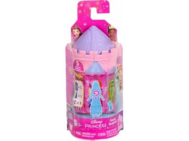 Mattel Disney Princess Tower Surprise Petites poupées et Accessoires, Ensembles de Jeu empilables avec 4 Surprises et ami des Films Disney (Les Styles Peuvent Varier)