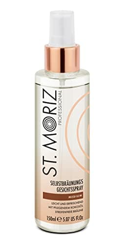 St. Moritz Self-tan Face Mist - Autobronzant pour le visage - Bronzage progressif - Convient pour usage quotidien - Avec noix de coco - Testé dermatologiquement - 150 ml