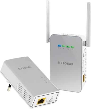 NETGEAR PLW1000, CPL WiFi 1000 Mbps avec 1 Port Ethernet, Prise CPL Fibre idéal pour Avoir Internet Partout dans la Maison et Profiter du Service Multi-TV, Compatible avec Toutes Les Box Internet