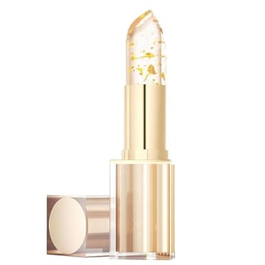 Color Changing Lipstick,Rouge à Lèvre Permanent,Transferproof Color Changing Lipstick For Older Women,With Gold Foil ph Lipsticks Colors Changing,Soin Naturel des Lèvres,S'estompe pas (1PC)