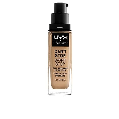NYX Professional Makeup Fond de Teint Liquide Couvrant Tenue 24h Can't Stop Won't Stop Liquid Foundation, Waterproof, Fini Mat, Formule Vegan, Teinte : Beige (11)