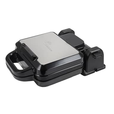 LITTLE BALANCE 8805 Flip Gaufres, Gaufrier électrique, Gaufrier Rotatif, Socle rotatif, Véritables gaufres belges, Sans PFAS, Antiadhésif, Voyant lumineux, 1200 W, Noir