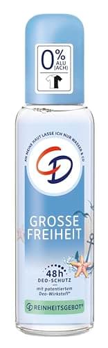 CD Déodorant vaporisateur Große Freiheit - 75 ml - Déodorant sans sel d'aluminium - Protection durable 24 h - Convient pour les peaux sensibles - Soin du corps végétalien