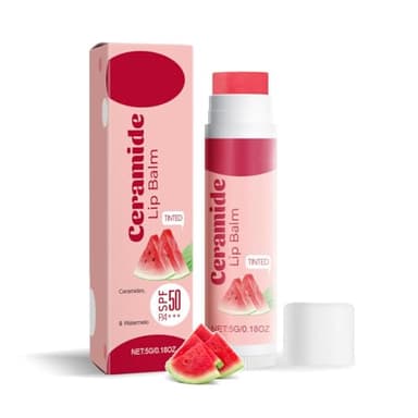 Baume à Lèvres Teinté En Céramide, Spf 50 Pa+++ Stick Levres, Niacinamide Baumes à Lèvres, Stick Levre Solaire 50, Sticks Levres Hydratant, Pour éclaircir Et Protéger Les Levre