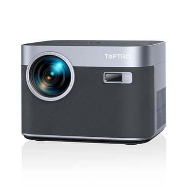 【Auto Focus/Keystone】 Vidéoprojecteur 4K 35000 Lumens Android TV WiFi 6 Bluetooth, TOPTRO Projecteur 4K 1080P FHD, RétroProjecteur Scellé Anti-Poussière Home Cinéma/Extérieur pour Phone/TV Stick/PS5