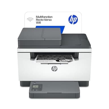 HP Laserjet M234sdw, 6GX01F, Imprimante Multifonction A4, Impression Recto Verso Automatique en Noir et Blanc, 29 ppm, Wi-FI, Ethernet, USB, ADF, Smart, sans fax, écran LCD à icônes, Grise