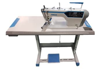 Machine à coudre industrielle JACK A4E de Konsew en Métal Blanc, Bleu