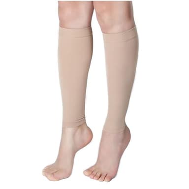 BellaAchtung Bas de Contention Mollets Médical Bas de Compression Homme & Femm 23-32mmHg Soutien Graduel Manchon de Compression Mollet pour Les Varices, L'œdèm