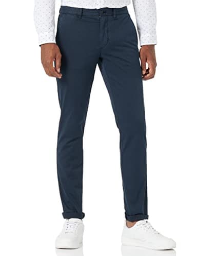 Tommy Hilfiger Bleecker Pantalon Chino Slim fit pour Homme, Bleu (Desert Sky), 32W / 34L