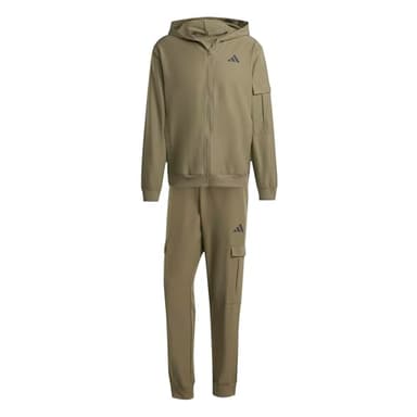 adidas Homme CARGO TRACKSUIT, Olive Strata, S