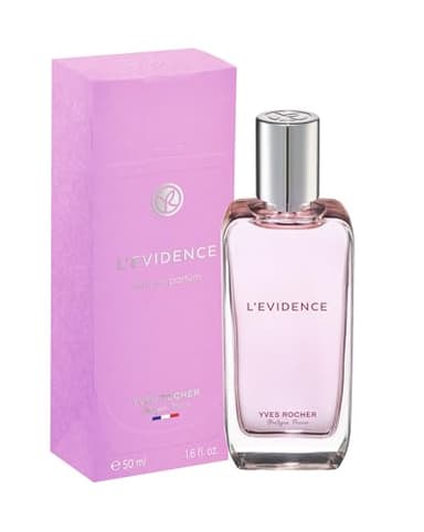 Yves Rocher L'EVIDENCE - Eau de Parfum Femme - Parfum Chypré doux, frais et floral avec magnolia, pêche et patchouli - Parfum élégant et longue durée - 50 ml