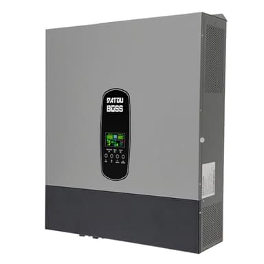 DATOUBOSS 11KW Onduleur Hybride 48V,Onduleur Solaire Hybride 48v,48v DC à 230v AC,Prend en Charge la Connexion Parallèle et Fonctionnement sans Batterie,150A MPPT,pour Batteries Plomb-Acide et Lithium