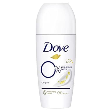 Dove Roll On Advanced Original Déodorant anti-transpirant, formule sans alcool et sels d'aluminium, jusqu'à 48 heures, pour homme et femme, 50 ml