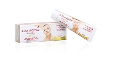 Cera di Cupra, Crème Dépilatoire Visage et Parties Délicates, Idéale pour une Épilation Efficace et Agréable en Quelques Minutes, Sans Parabènes, Testée Dermatologiquement, Tube de 50 ml
