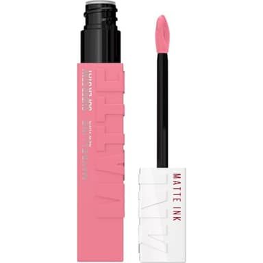 Maybelline New-York - Rouge à Lèvres Mat Liquide - Encre à Lèvres - Couleur Mate Intense - Longue Tenue - Sans Transfert - Superstay Matte Ink - Teinte : Dreamer (10) - 5 ml