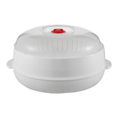 Cuiseur Vapeur Pour Micro-ondes Avec Couvercle, Cuiseur À Vapeur Chauffant Multifonctionnel, Résistant À La Chaleur Pour Des Plats Tels Que Boulettes, Du Riz, Œufs, Nouilles