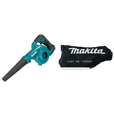 Makita Souffleur DUB185Z LXT 18V 3,2 m³/Min (Produit Seul) - DUB185Z & 122852-0 Sac à poussière LS1019/LS1019L et LS1216/LS1216L, Multicolore