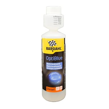 Bardahl - OptiBlue - Additif anticristallisant pour AdBlue, améliore l'efficacité, nettoie le système SCR et protège les injecteurs AdBlue, pour les voitures diesel avec SCR AdBlue, 250 ml