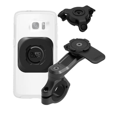Quad Lock Support téléphone Moto Pro pour Guidon avec Amortisseur de Vibrations et Adaptateur MAG Universel