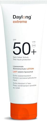 Daylong Extreme Lait solaire liposomal SPF 50+, 50 ml, Crème solaire visage et corps, tous types de peaux, filtres larges spectres UVA/UVB : Tinosorb S & M, Aloe vera, Vitamine E