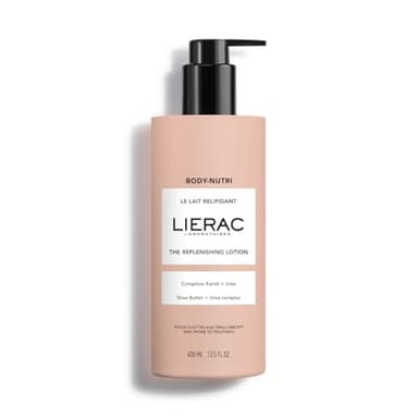 Lierac - Body Nutri - Le Lait Relipidant 400ml - Soin Corps - Relipide - Calme les tiraillements - Beurre de Karité - Urée - Niacinamide - Tous types de peaux même sensibles