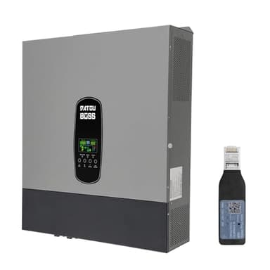 DATOUBOSS 11KW Onduleur Hybride 48V,Onduleur Solaire Hybride 48v,Prend en Charge la Connexion Parallèle et Fonctionnement sans Batterie,150A MPPT,pour Batteries Plomb-Acide et Lithium,avec WiFi