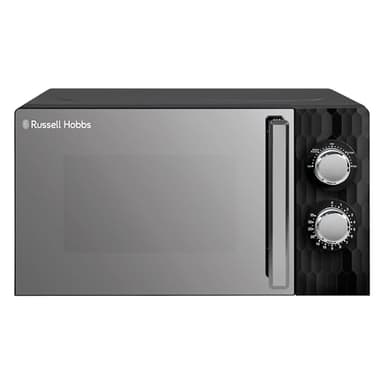 Russell Hobbs - RHMM715B-EU - Honeycomb Micro-ondes Manuel Solo de 17 Litres et 700W, Noir, avec 5 Niveaux de Puissance, Minuterie Intégrée et Fonction Décongélation