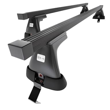 Mossa Barres de Toit en Acier adapté pour Renault Kadjar SUV (2015-2022) - Porte-Bagages de Voiture Noir - Toit Normal