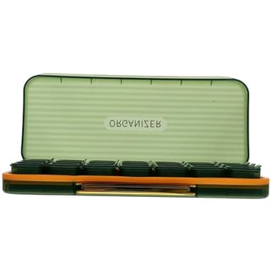 DECOMELODY Organisateur De Pilules Portable 7 Jours Vert, Boîte à Remède Hebdomadaire Détachable Et Compacte, Étanche Pour Vitamines Et Trousse à Pharmacie De Voyage