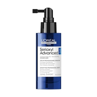 L'Oréal Professionnel, Sérum Densifiant, Multiplie & Régénère la Masse de Cheveux dès 6 semaines, Soin Densificateur et Volumateur pour Cheveux Clairsemés, Serioxyl Advanced, 90 ml