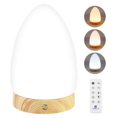 Deng Jr lampe de luminothérapie 10.000 Lux, simulation de la lumière du jour, lampe à lumière du jour avec télécommande, 3 températures de couleur, et technologie LED sans scintillement ni UV