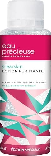 Eau Précieuse - Lotion Purifiante Clearskin Edition Spéciale - Soin pour les peaux à tendance acnéique - Triple action : purifie la peau - resserre les pores - élimine l'excès de sébum - 375 mL