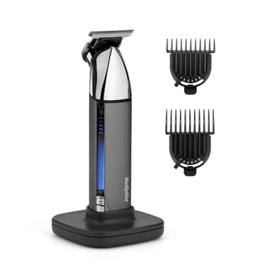BaByliss - T996E - Tondeuse barbe Sans Fil Super-X Metal, Lames XL de 40mm en acier japonais ultra-précises, 13 hauteurs d coupe, 100% Waterproof, Idéale pour barbe courte à mi-longue