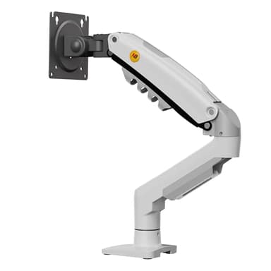 Ergosolid Support Écran PC Moniteur, Bras Articulé Ergonomique Ressort à Gaz, 17-32 Pouces, VESA 75mm et 100mm, Rotatif à 360°