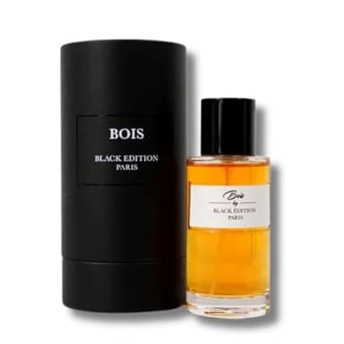 Parfum Collection Privée, Bois De BLACK EDITION, Bois N1 d'Argent INTENSE Homme/Femme, Parfum 50ml Pour Cadeau, Parfum de Marque, Idée Cadeau Pas Chère, Black Edition (1 parfum BOIS Black Edition)