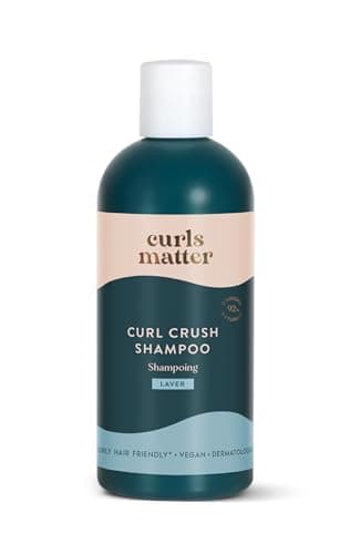 Curls matter - Curl Crush Shampoo 250ml - Shampoing Cheveux bouclés - Formule douce qui respecte la fibre capillaire - Volume et Douceur - 92% d'ingrédients naturels, sans sulfates ni silicones