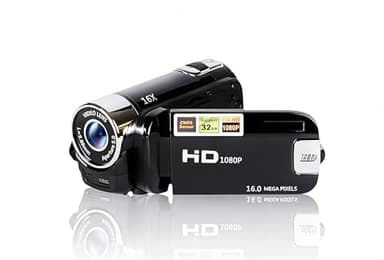 Caméscope Vidéo, Enregistreur de Caméra Vlogging Full HD 1080P 16MP avec écran Rotatif de 2,7 Pouces, Appareil Photo Numérique à Zoom Numérique 16x, pour Les Amis et la