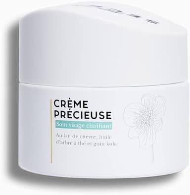 PIN UP SECRET - Crème Précieuse au Lait de Chèvre - Anti-Imperfections - Peau Lisse et Unifiée - Soin de Jour et de Nuit - 50 ml