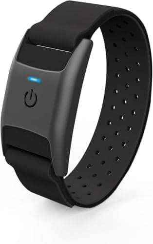Brassard de Moniteur de fréquence Cardiaque HRM CHILEAF Capteur de fréquence Cardiaque Capteur HR IP67 Ant+ Bluetooth 60H Longue durée de Vie de la Batterie Compatible avec Polar Beat, Wahoo Fitness