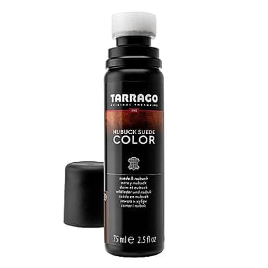 Tarrago | Couleur Nubuck Suede 75ml | Renovateur de couleur pour chaussures en daim et nubuck | Mettez en valeur les couleurs des chaussures, nourrissez et protégez | Avec éponge (brun moyen 39)