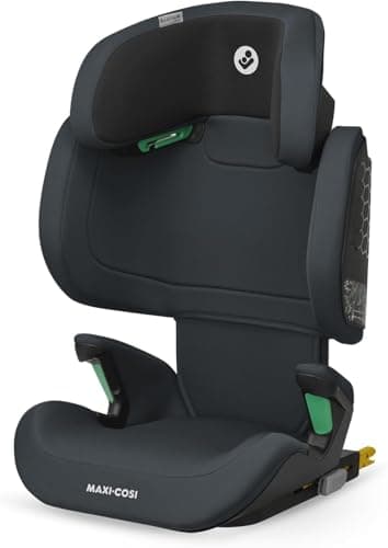 Maxi-Cosi RodiFix M i-Size, Rehausseur Voiture Enfant, 3,5 - 12 ans, 100 - 150 cm, Siège Auto ISOFIX, Protection G-CELL contre chocs latéraux, Hauteur Réglable, Bouclage Rapide & Facile, Basic Grey
