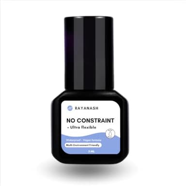 Colle NoConstraint Professionnelle pour Extension de Cils - Rétention Extrême, Adhésif Forte, Volume Russe, Séchage Rapid