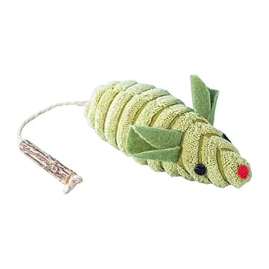 Sharplace Jouets interactifs pour Chat, Souris, Jouets en Peluche pour Chat, Animaux en Peluche Simulation vive en Forme de Souris, Jouet pour Chat et Souris, Vert