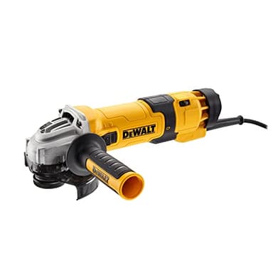 DEWALT Meuleuse d'Angle 1500 watts, 125 mm avec électronique de Vitesse, avec Démarrage Progressif et Protection Contre la Tension nulle DWE4257-QS