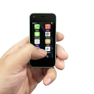 YOHOPE Mini-téléphone 3G, Smartphone pour Enfants, processeur quadricœur Android 9.0, 2 Go de RAM, 16 Go de ROM, 5,0 MP, téléphone Portable Bon marché sans abonnement (Vert)