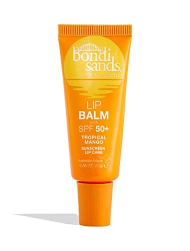 Bondi Sands - Lip Balm SPF 50+ Tropical Mango - Soin hydratant pour les lèvres SPF 50 pour une protection solaire complète, 10 g